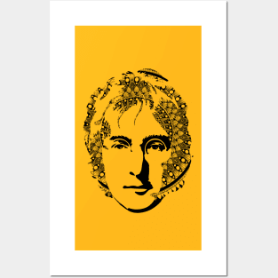 Mandalized John Lennon Posters and Art